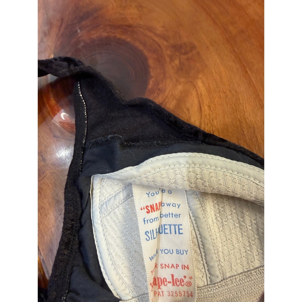 Vintage 60s 70s 1 Piece Swimsuit 9/10 Robby Fashions Beach Velour Keyhole Swim - Picture 8 of 11